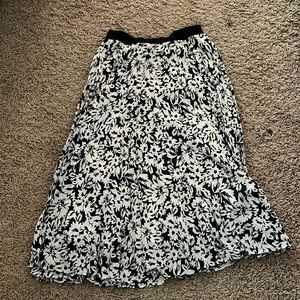Floral maxi skirt